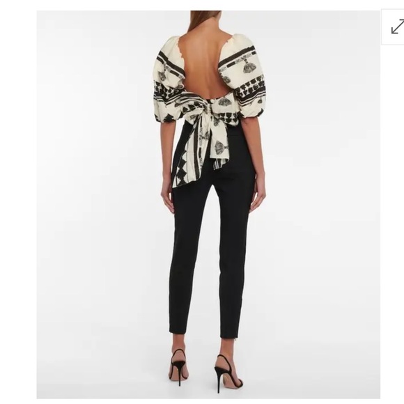 Silencio De Montana Cotton Poplin Crop Top - Picture 7 of 9